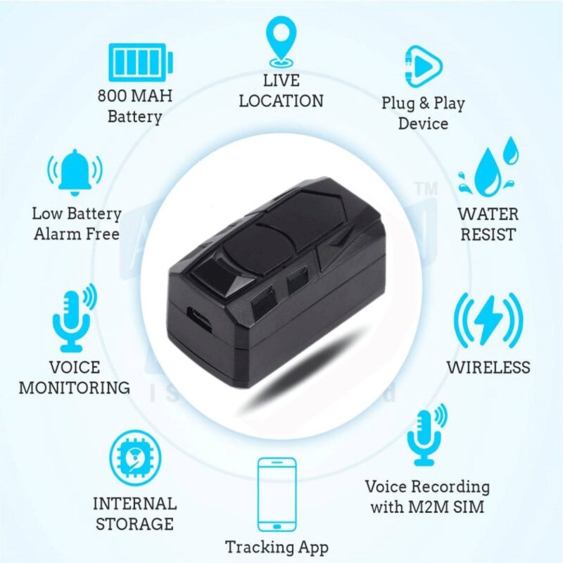Live Location Tracking Real Time Gps Tracker with Audio