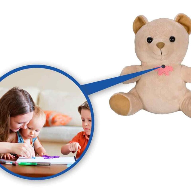 WIFI Teddy Bear Wireless Hidden Spy Camera, Long Battery Backup upto 24 Hours Spy Camera Teddy Bear, Teddy Bear Live Streaming Spy Camera