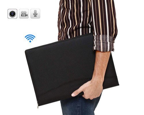 File Folder Spy Camera with WiFi Live Monitoring with Long Battery Backup, Motion Activation Spy Camera Audio Video Recorder File Spy Camera